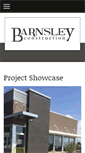 Mobile Screenshot of barnsleyconstruction.com