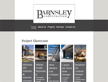 Tablet Screenshot of barnsleyconstruction.com